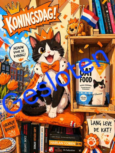 Reminder ..... koningsdag zijn wij gesloten !!!