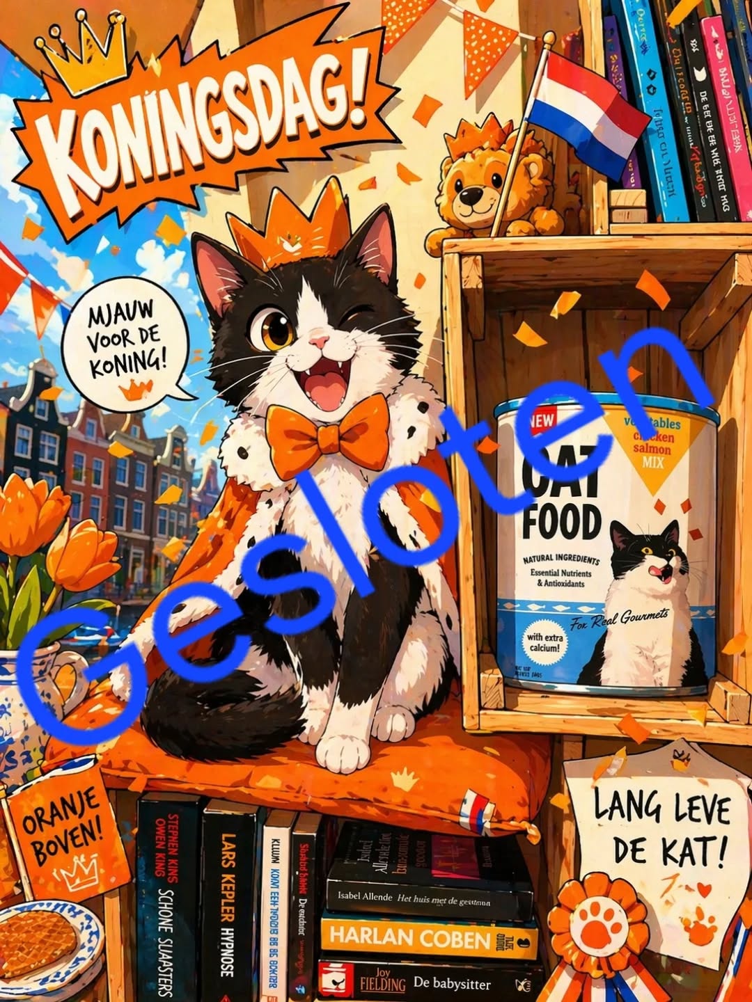 Reminder ..... koningsdag zijn wij gesloten !!!