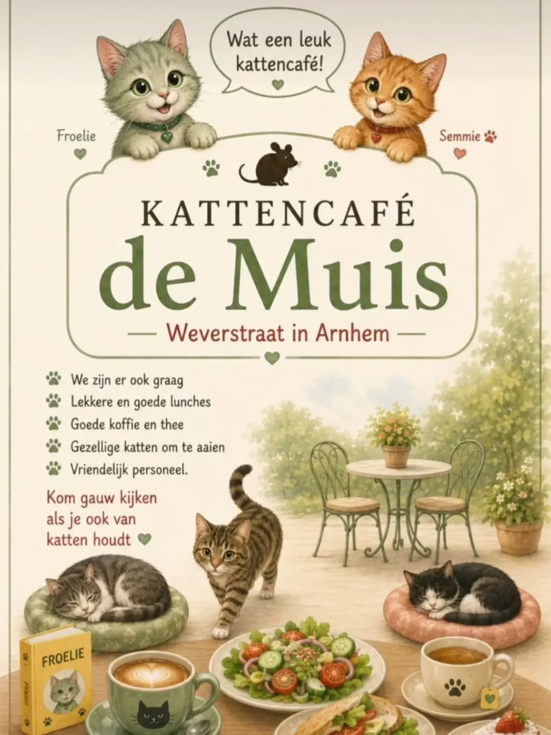 Hoe leuk is dat ... speciaal voor ons gemaakt door @de_wereld_van_froelie . De boekjes zijn ook bij ons verkrijgbaar 😻😻😻